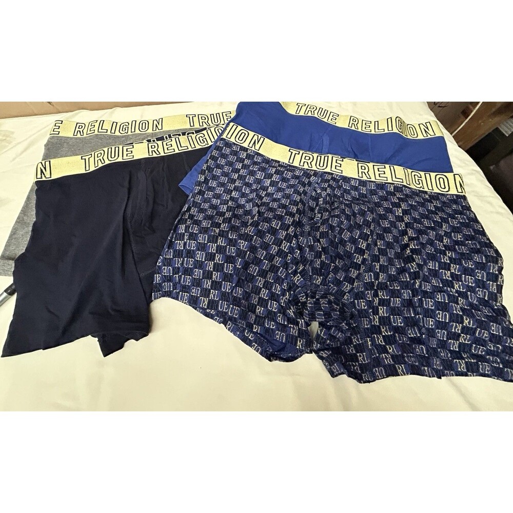 True Religion Men’s Boxer Briefs XL 4 Pack